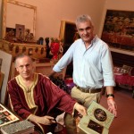 Luigi Ontani, studio